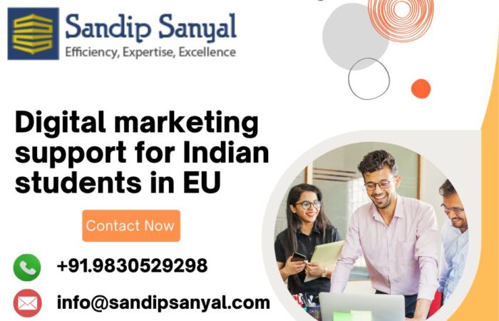 Digital marketing support for Indian students in EU  Digital marketing support for Indian students in EU